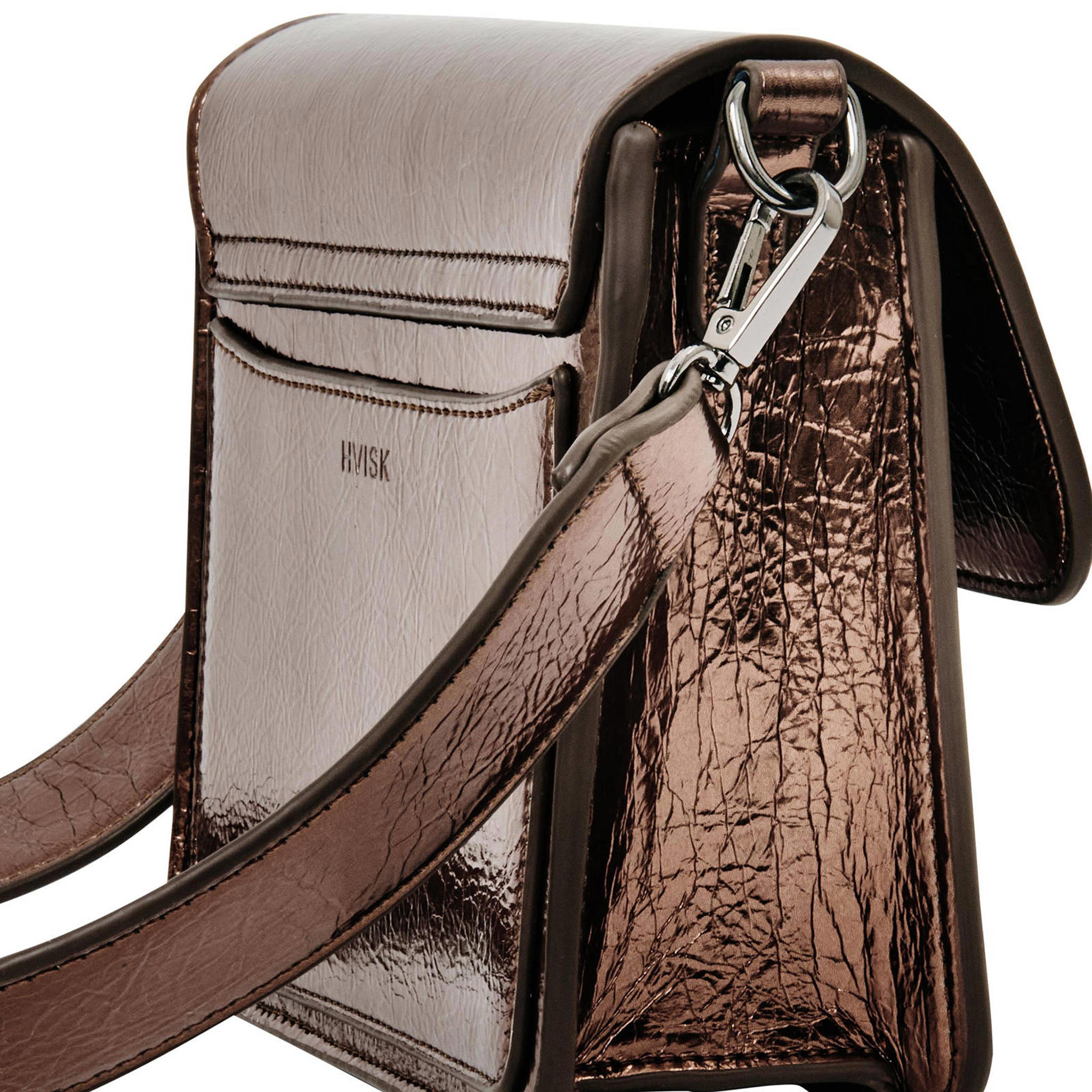 gorgeous HVISK crossbody tas Cayman Pocket Metallic Structure