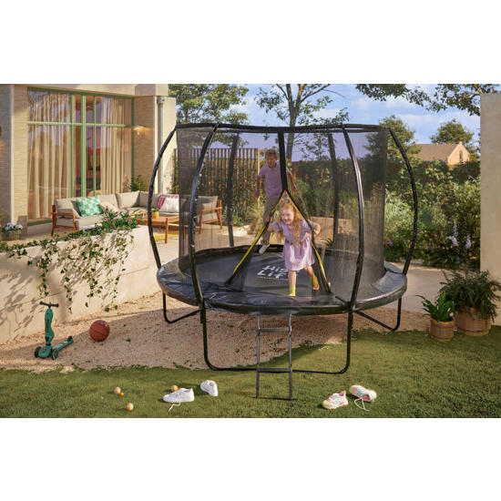 trampoline op poten