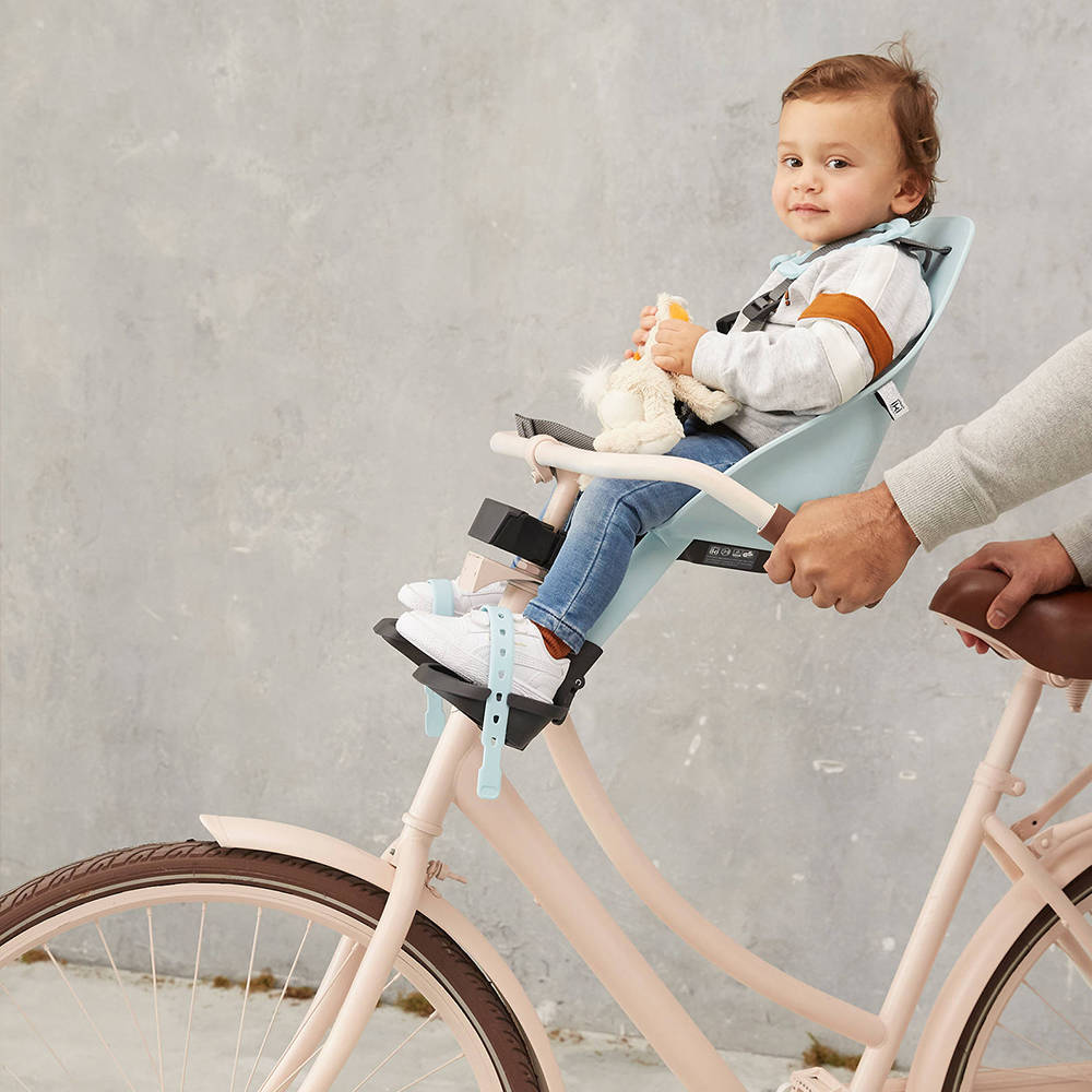 Hoe monteer je een fietszitje voorop?