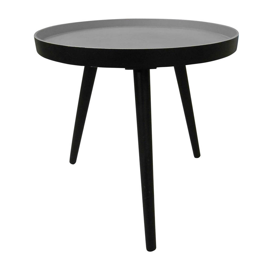 Woood bijzettafel Sasha, Zwart