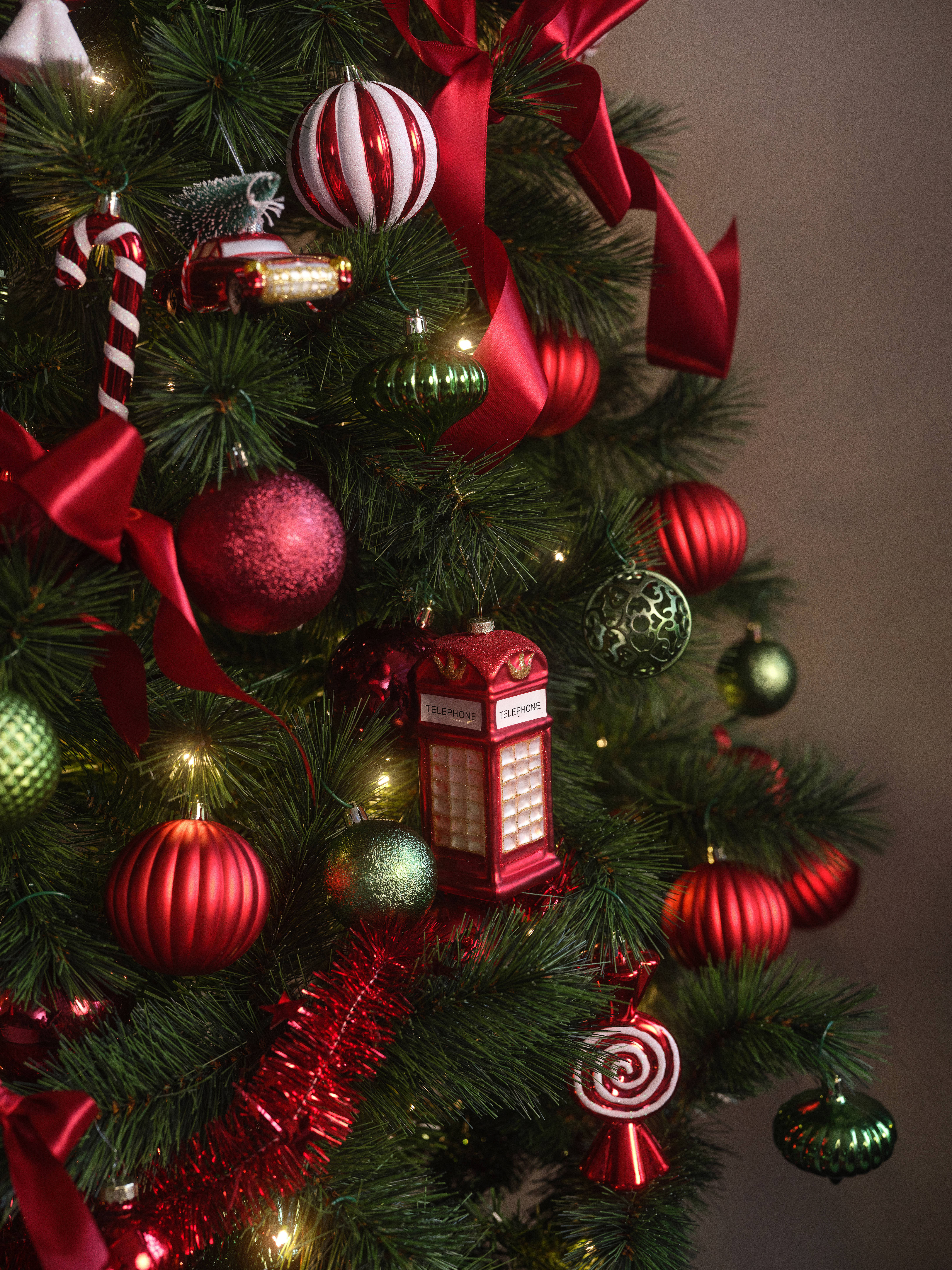 kerstbomen en kerstverlichting
