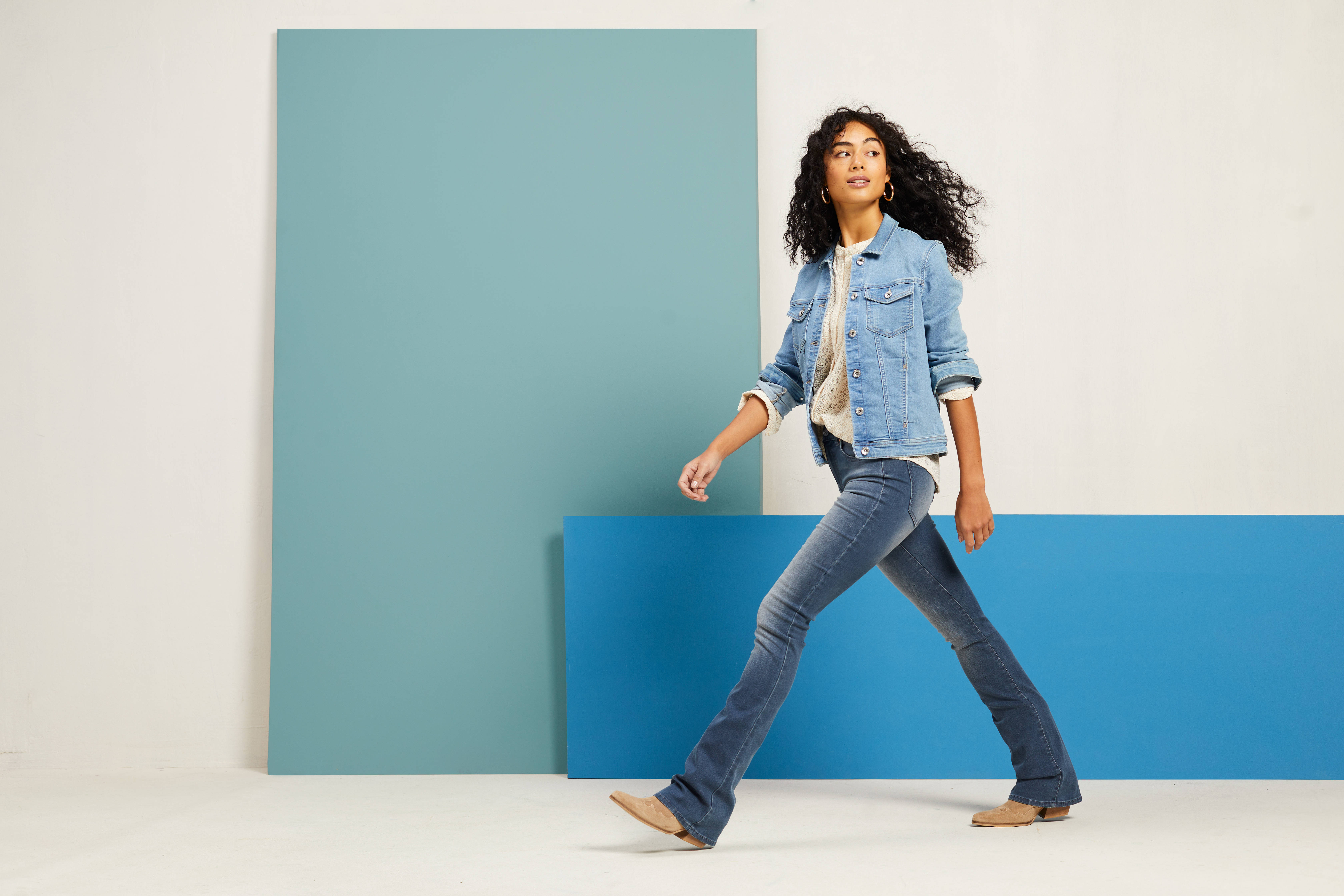 Denim Spijkerjas - Heren - Dubbele Borstzak - Regular Fit - Tijdloos Design