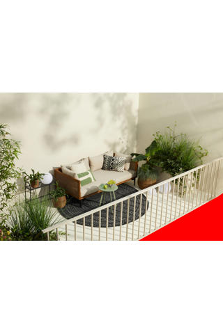 Een perfect ingericht balkon