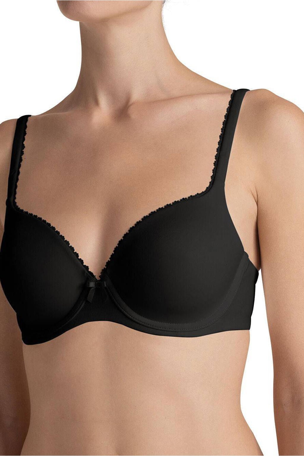 Triumph voorgevormde T-shirt-bh met beugel Perfectly Soft zwart