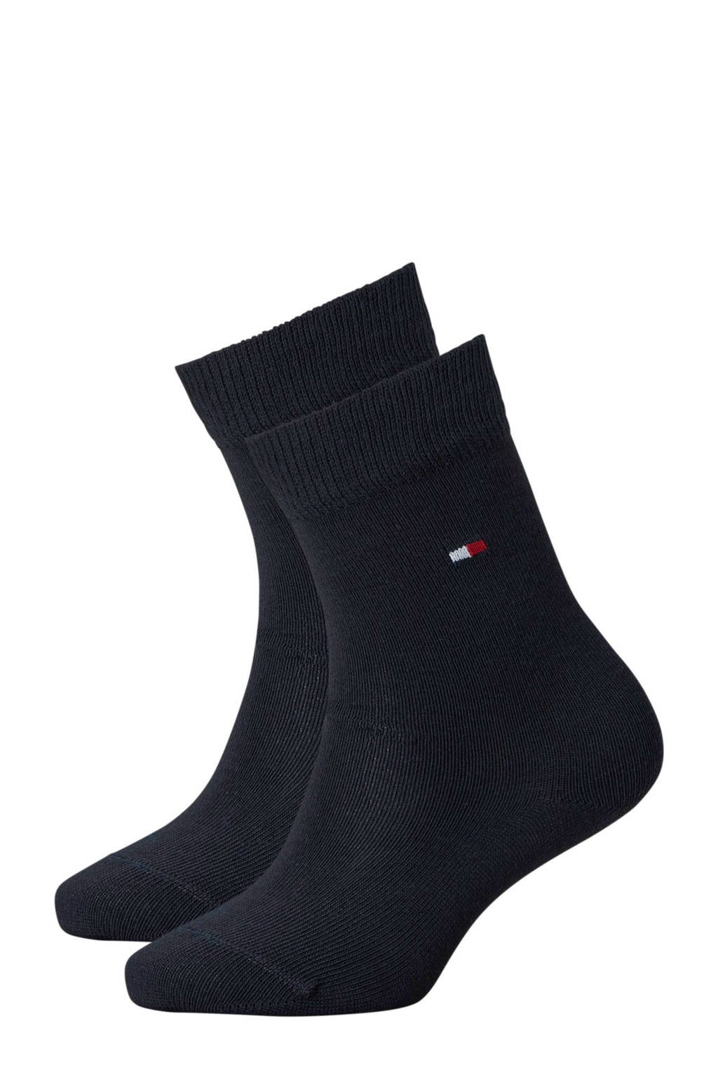 Tommy Hilfiger kinder sokken (2 paar), Donkerblauw