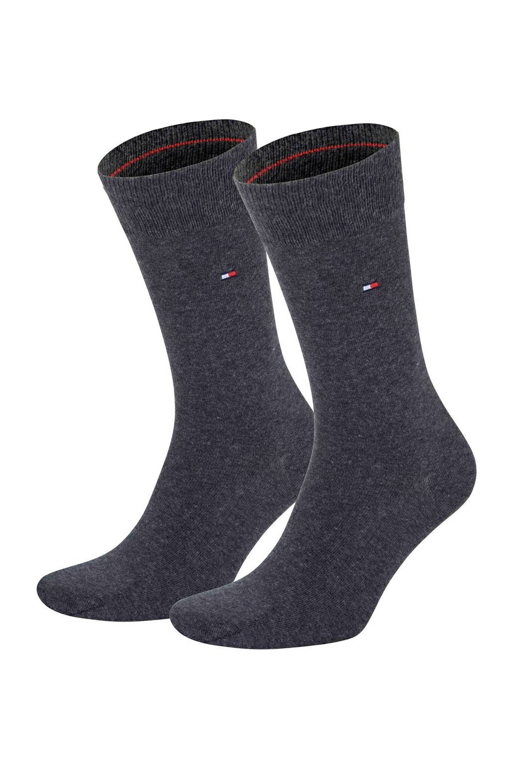 Tommy Hilfiger sokken (2 paar), Antraciet melange