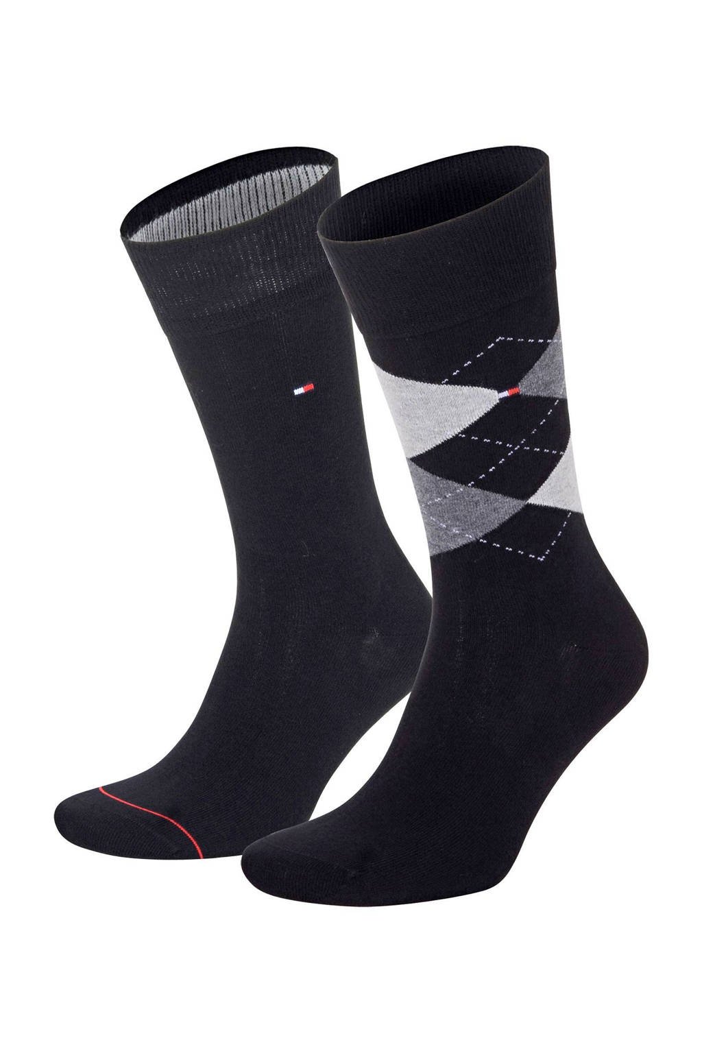Tommy Hilfiger sokken (2 paar), Zwart