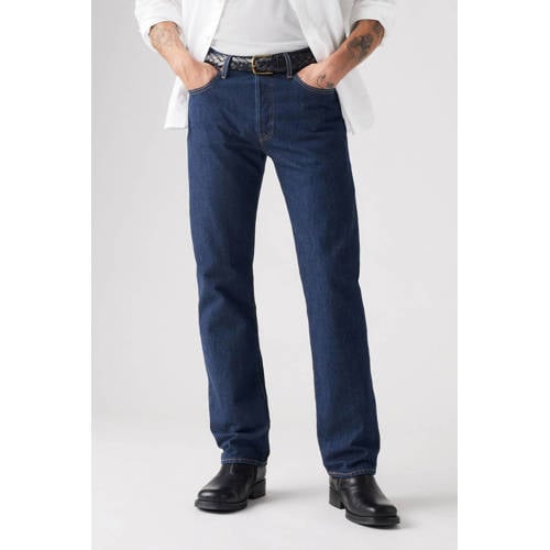 Levi's 501 straight leg jeans dark blue afbeelding