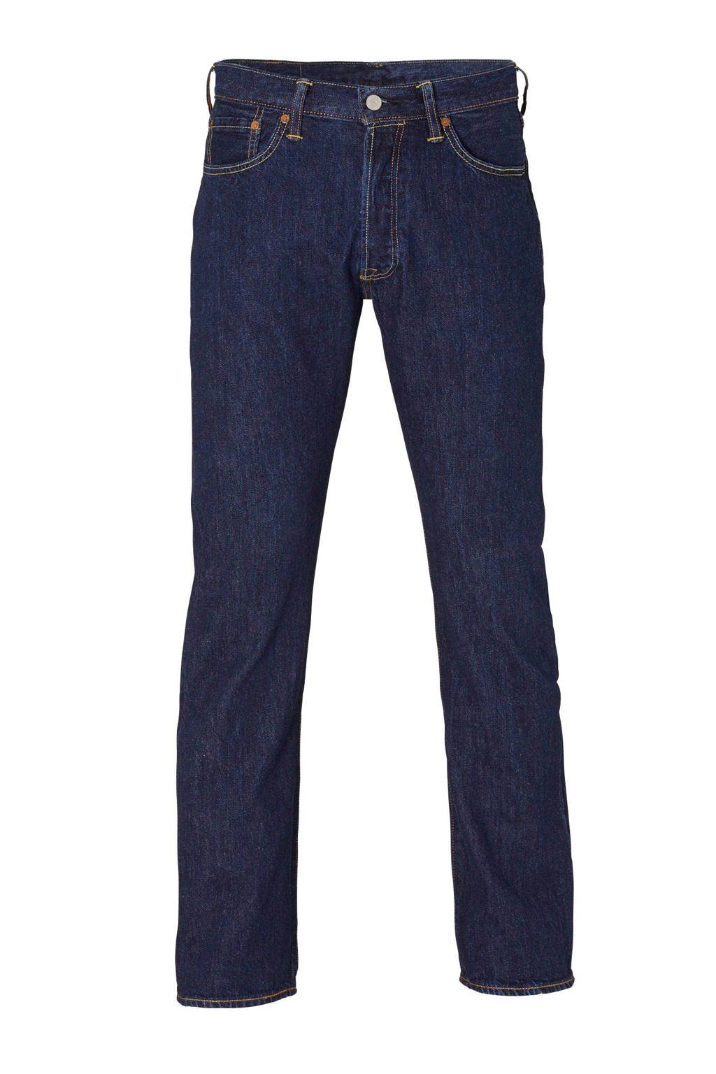 Levis 501 Regular Fit Jeans Dark Blue Wehkamp 9249