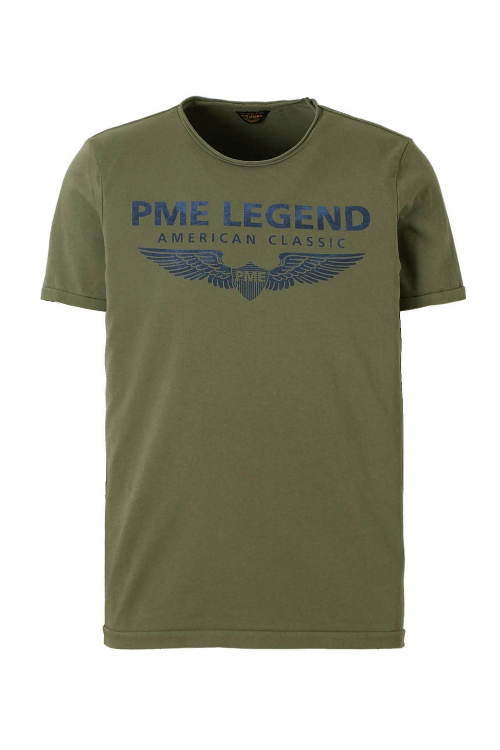 PME Legend T-shirt met logo groen