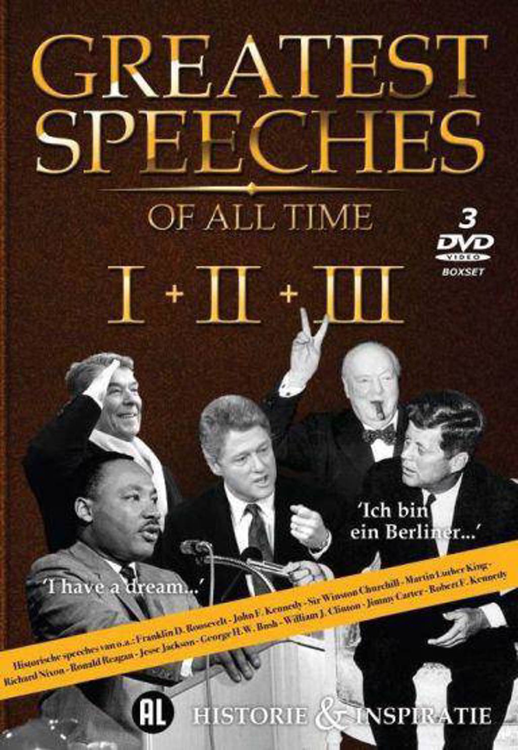 Greatest speeches of all time 1-3 (DVD)