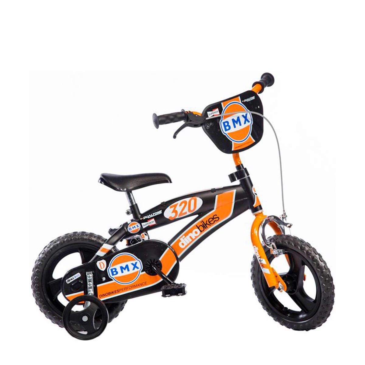 Geef rechten viool draadloze Dino Bikes BMX 12 inch kinderfiets 12 inch Zwart | wehkamp