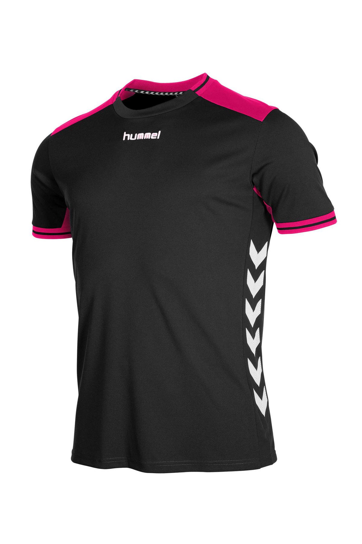 Ongunstig positie afdeling hummel sport T-shirt zwart/roze | wehkamp