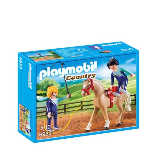 Playmobil Country Voltigeteam Met Paard 6933 playmobil kopen in de aanbieding