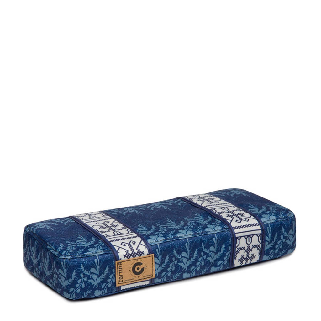 Cortina zitkussen fiets denim blue, Denim blue
