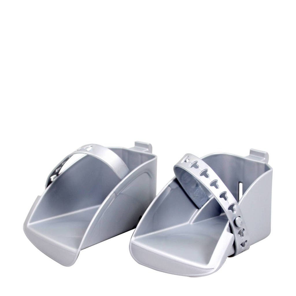 Polisport Boodie/Bubbly Maxi voetenbakjesset zilver, Zilver