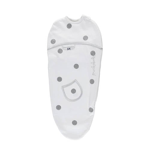 Puckababy The Original Piep Slaapzak 0 3 Mnd White Dotty puckababy kopen in de aanbieding