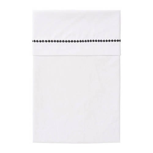 Cottonbaby Bolletjes Ledikantlaken 120X150 Cm Zwart cottonbaby kopen in de aanbieding