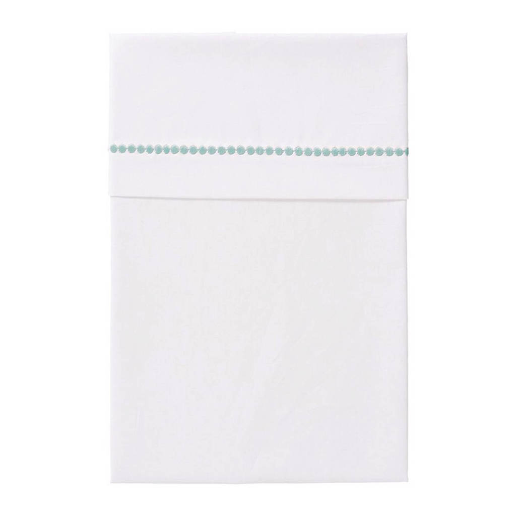 Cottonbaby bolletjes baby ledikantlaken 120x150 cm oudgroen, Oudgroen