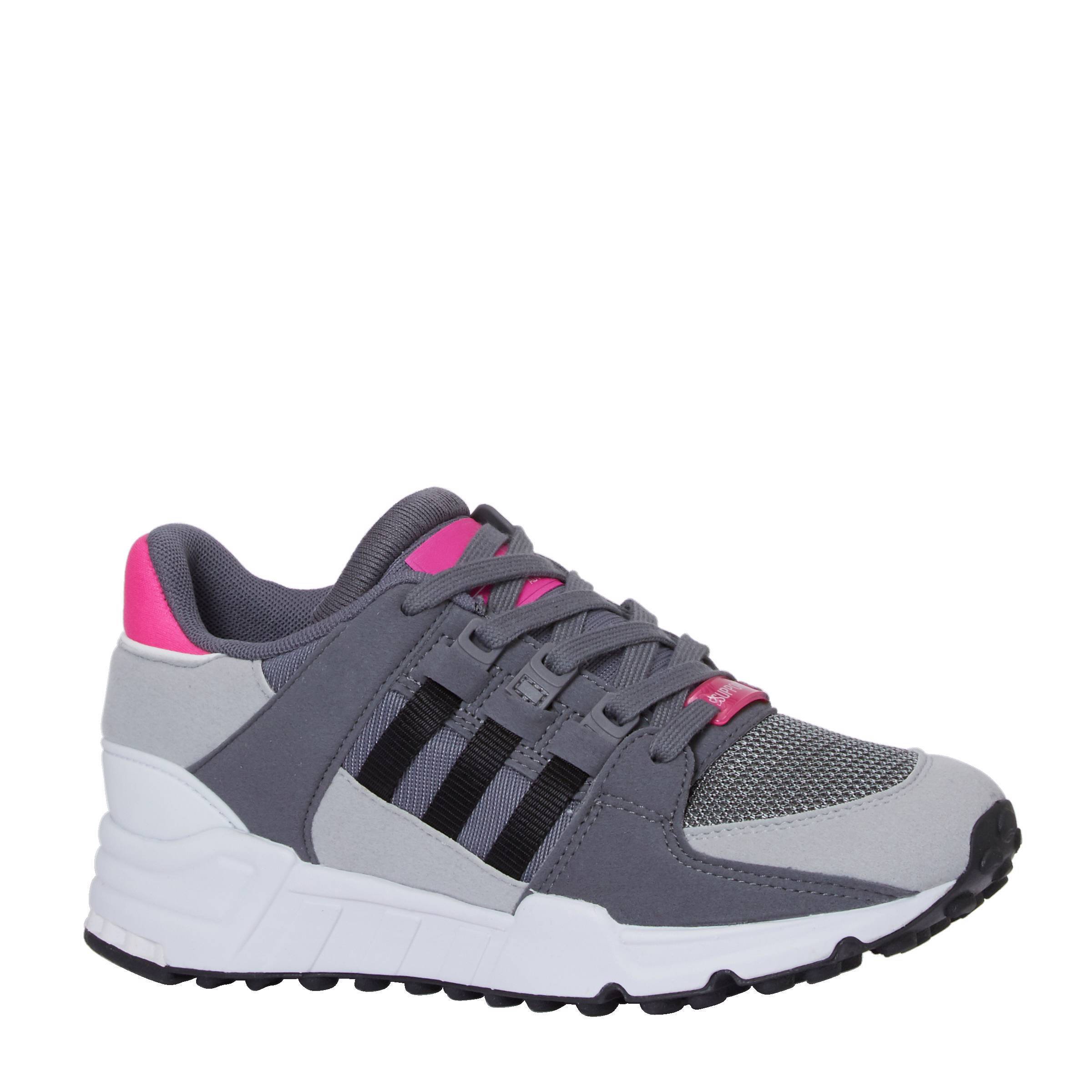 adidas sneakers grijs roze