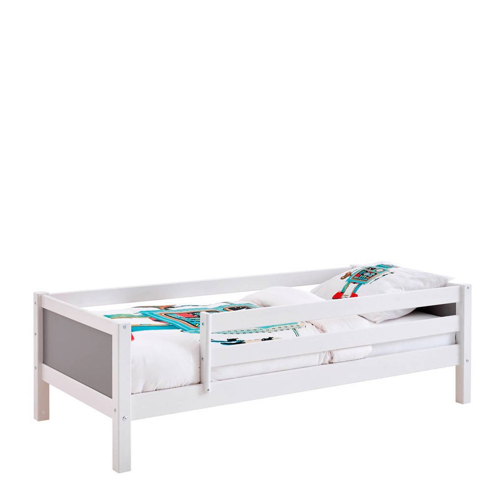 Flexworld bedbank met uitvalbeveiliging Jip (90x200 cm), Wit/antraciet