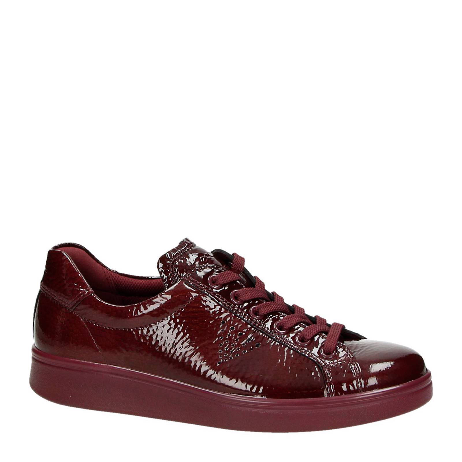 Ecco Soft 4 lakleren sneakers | wehkamp