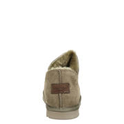 thumbnail: Warmbat Australia Willow suède pantoffels mosgroen