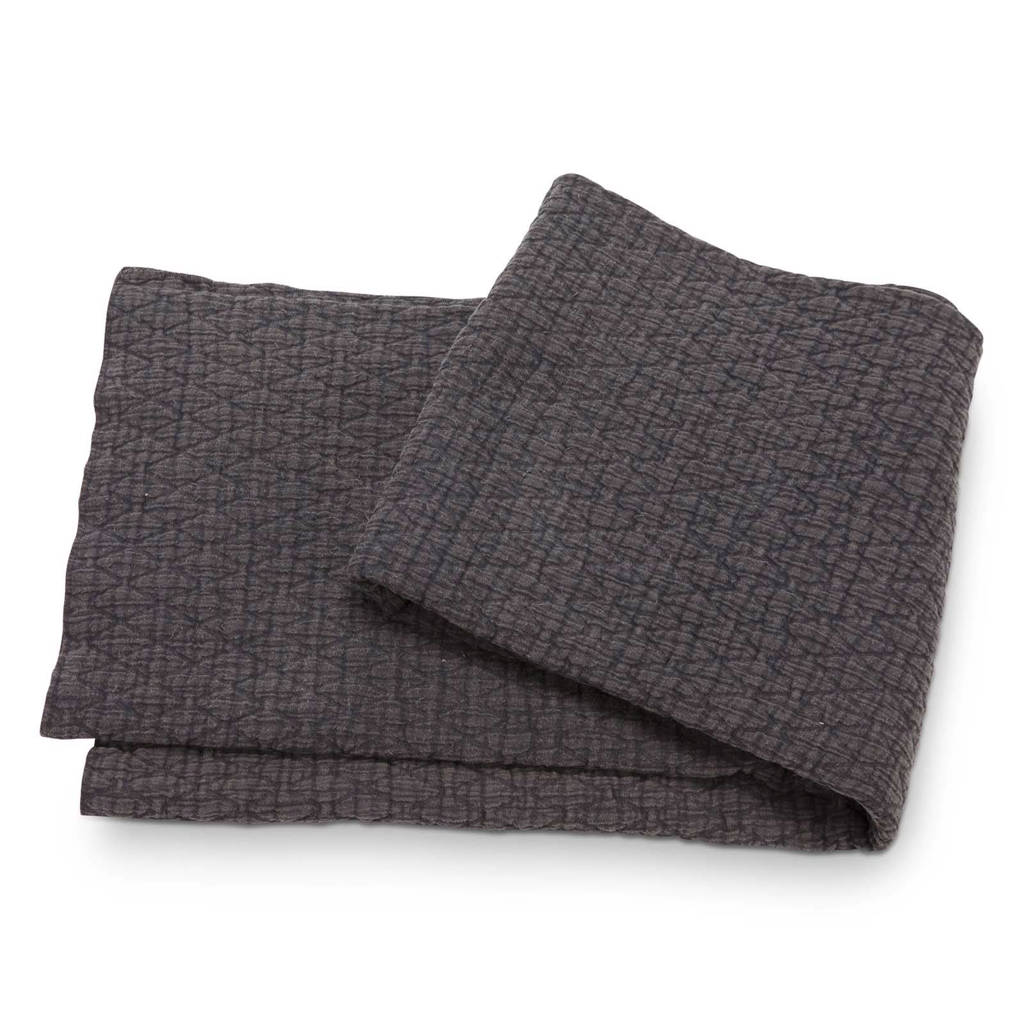 vtwonen plaid (130x170 cm), Donkergrijs