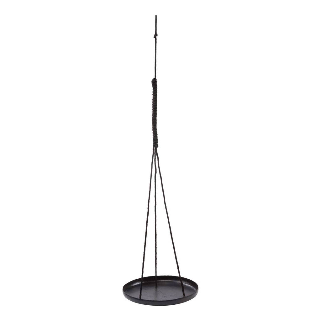vtwonen decoratie schaal hangend (Ø45 cm), Zwart