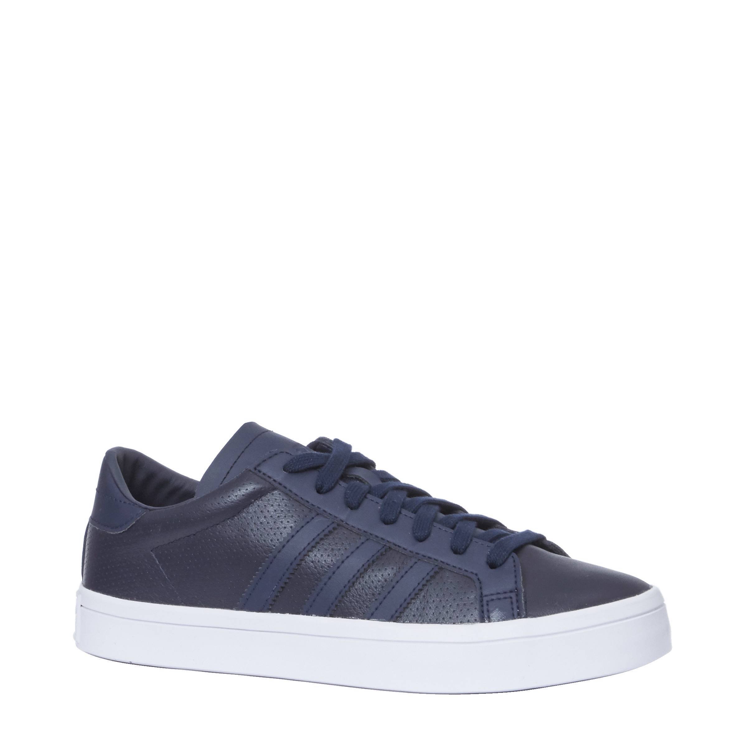 Adidas originals Jeans leer sneakers donkerblauwwit Adidas originals Jeans leer sneakers donkerblauwwit