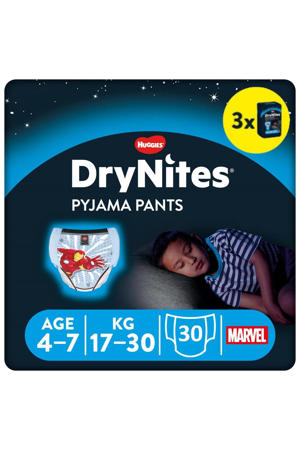 jongens - 4-7 jaar (17-30 kg) - 30 luierbroekjes