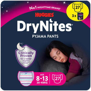 meisjes - 8-13 jaar (30-48 kg) - 27 luierbroekjes