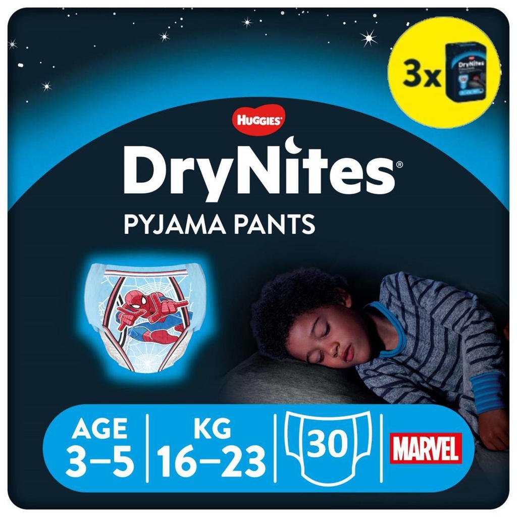 Huggies DryNites® luierbroekjes - jongens - 3 tot 5 jaar (16 - 23 kg) - 30 stuks