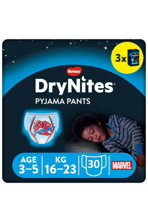 DryNites® luierbroekjes - jongens - 3 tot 5 jaar (16 - 23 kg) - 30 stuks