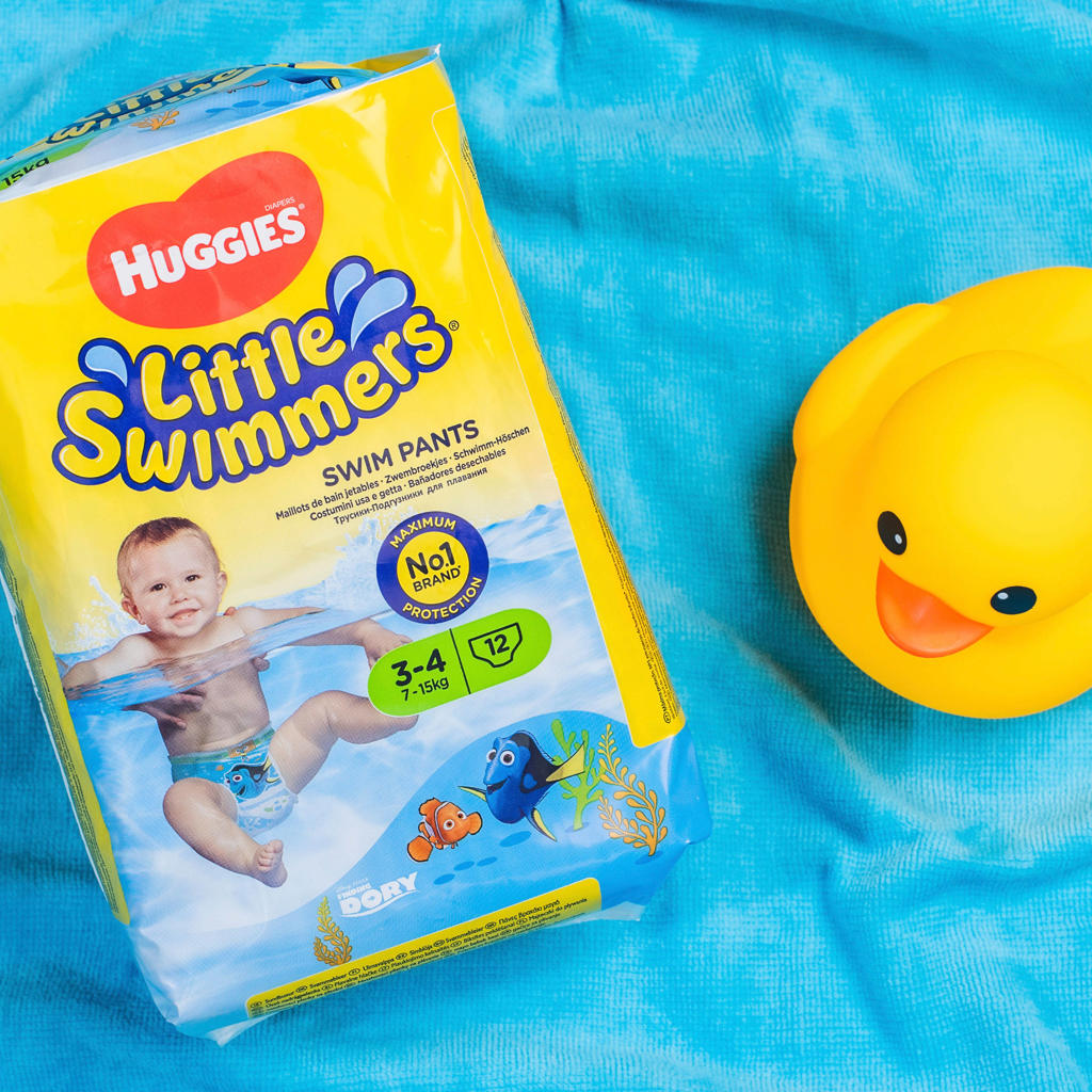 Huggies Little Swimmers Pannolini Costumino - Taglia 3-4 (7-15 Kg) - 96 Pezzi Totali - Foto 8