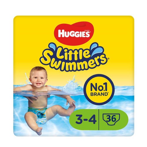 Huggies Little Swimmers Zwemluiers - maat 3/4 (7 - 15 kg) - 36 stuks afbeelding