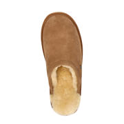 thumbnail: Warmbat Australia gevoerde suède pantoffels cognac