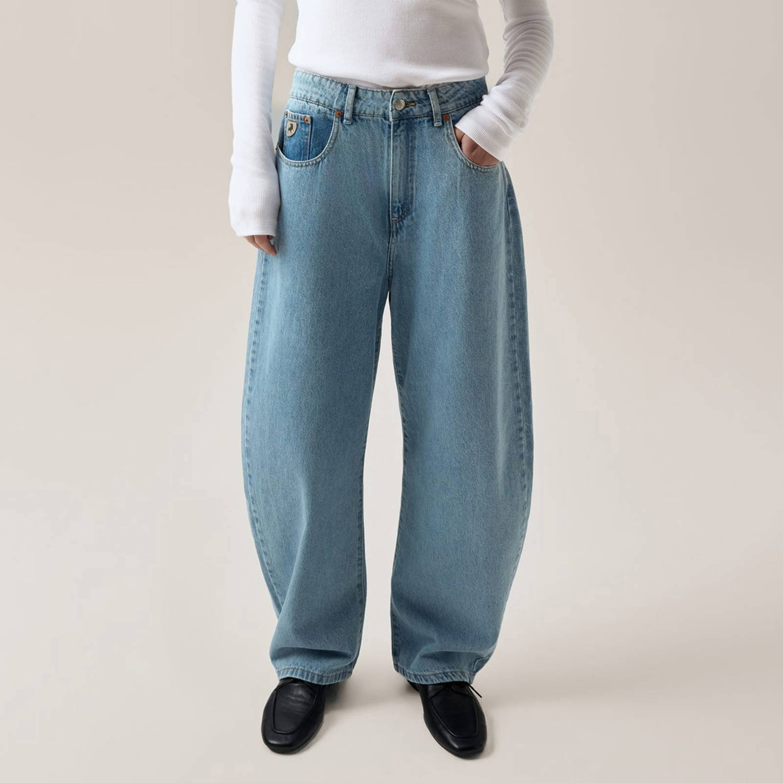 barrel jeans