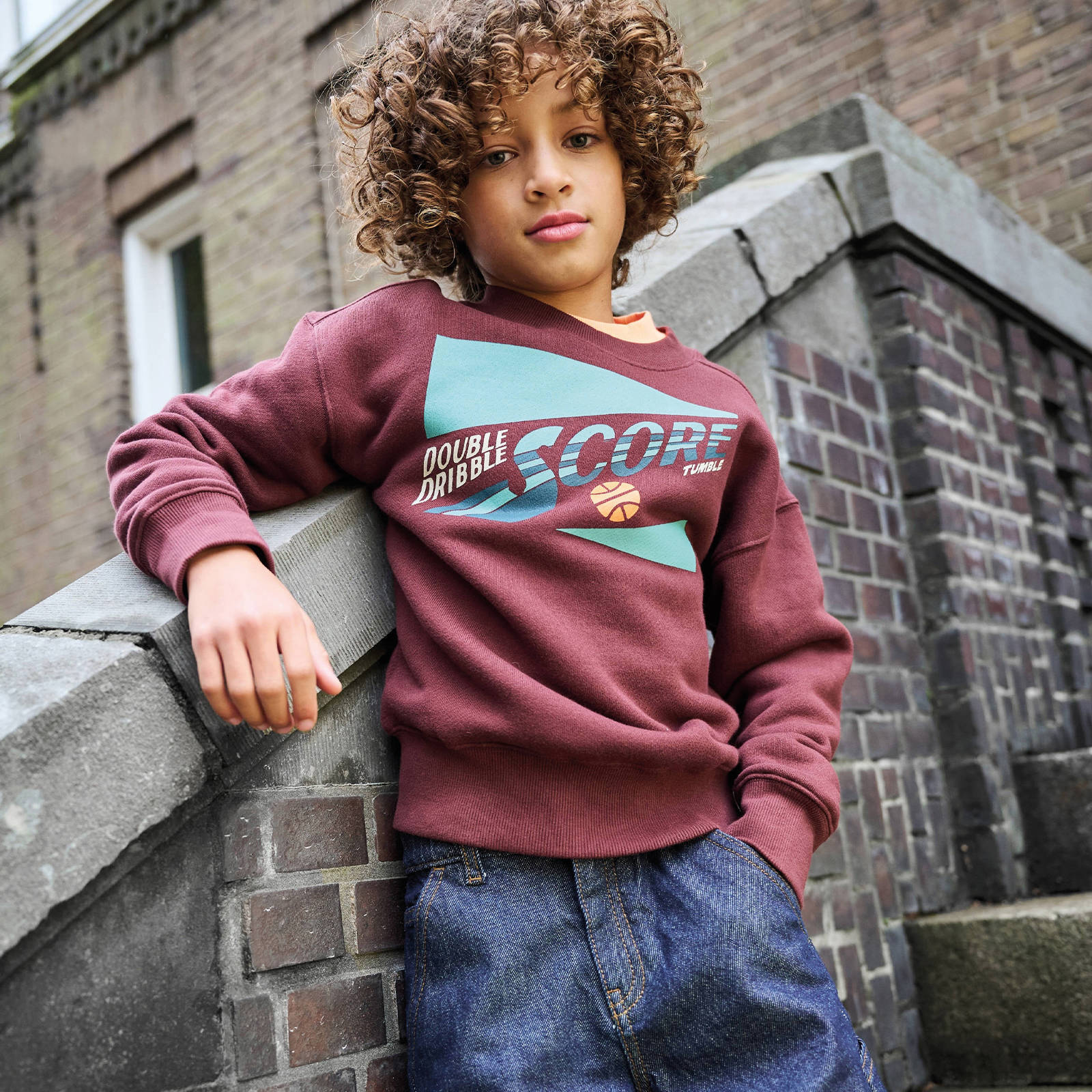 chocolate brown & burgundy