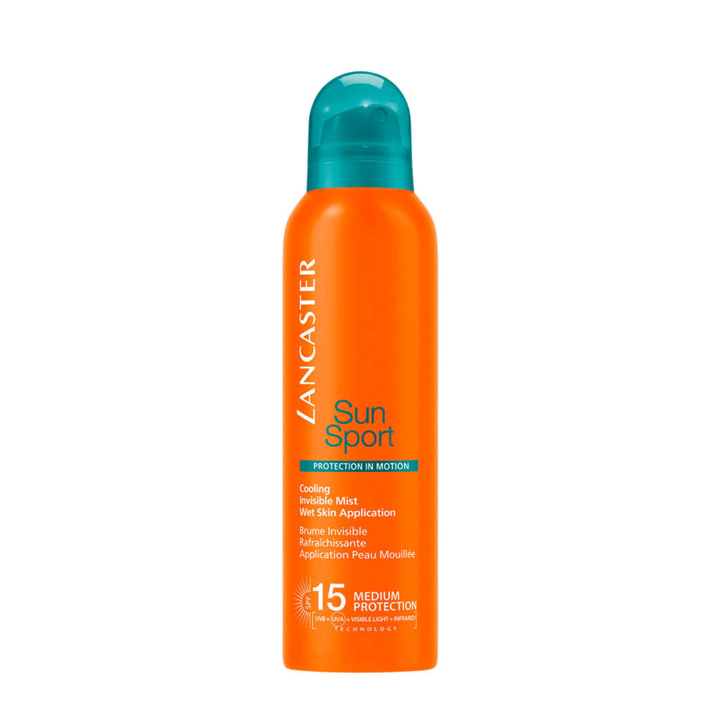 Lancaster Sun Sport Body Cooling Invisible Mist zonnebrand - SPF15, Zonnefactor SPF 15, Transparante spray