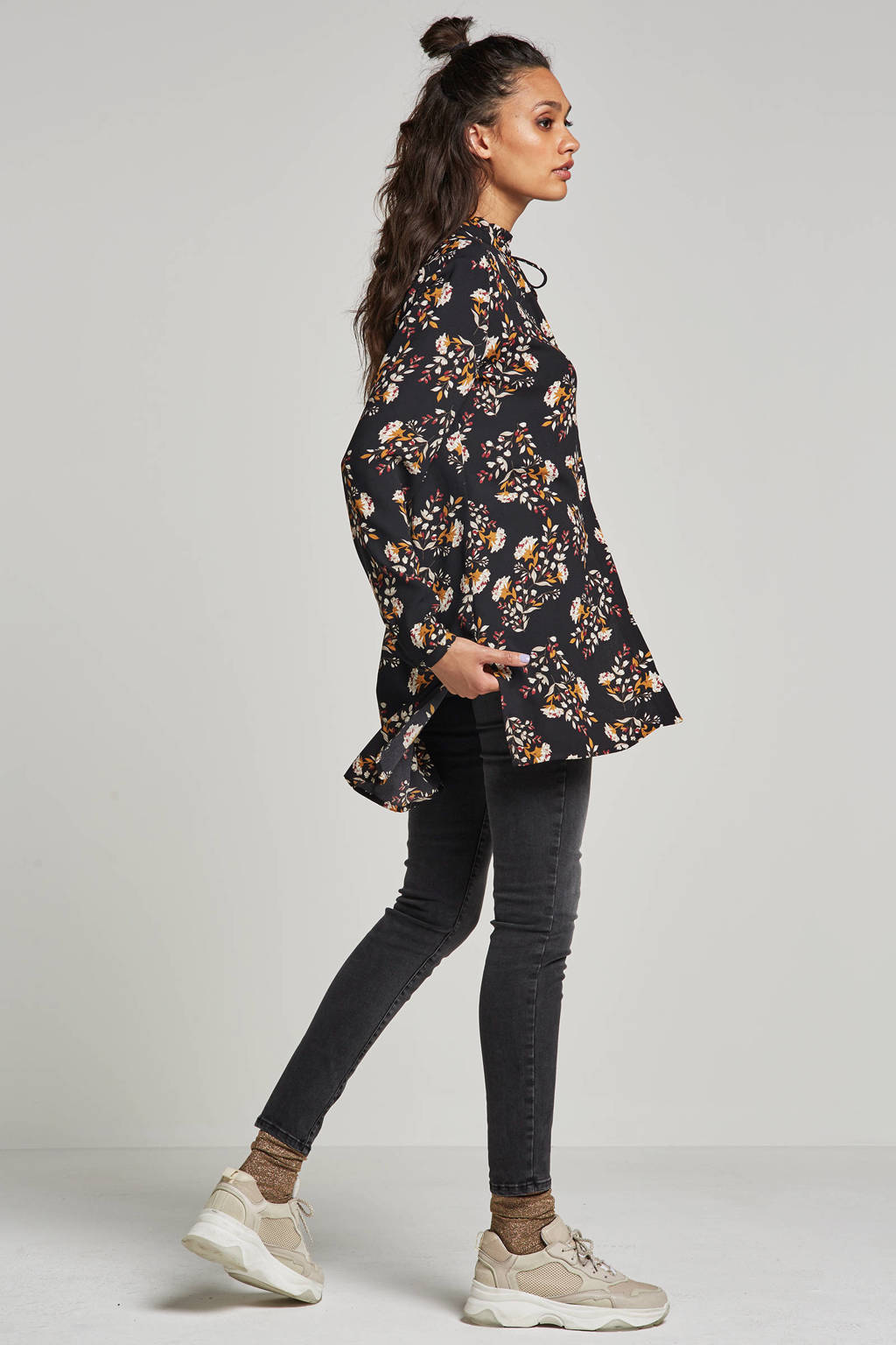 Onwijs whkmp's own lange blouse met bloemprint | wehkamp EH-05