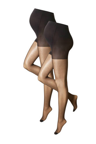 positie panty 15 denier - set van 2