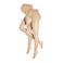whkmp's own zwangerschapspanty 15 denier - beige (set van 2)