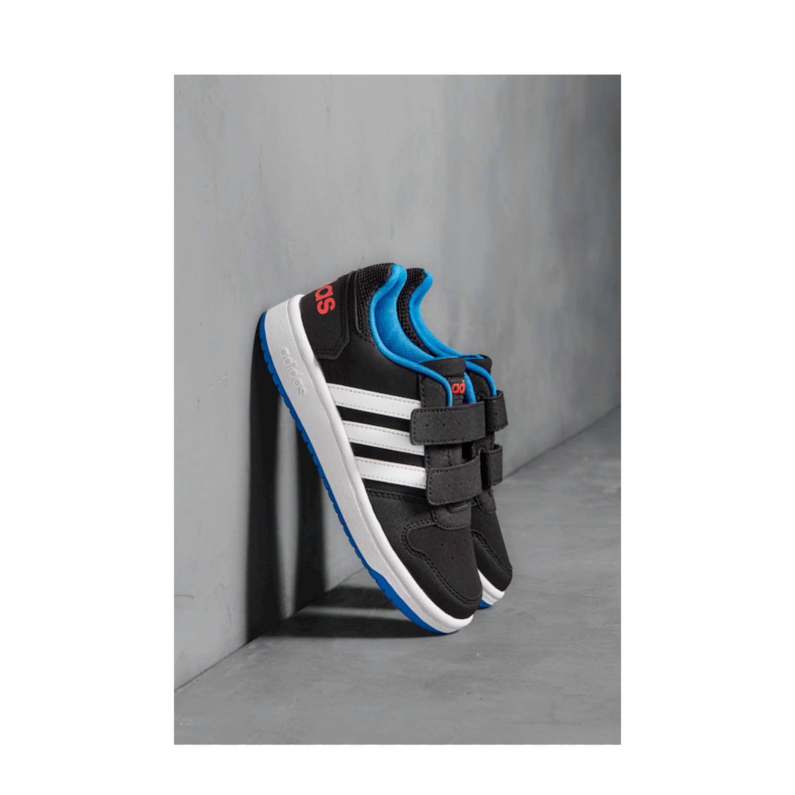 adidas hoops 2.0 blauw