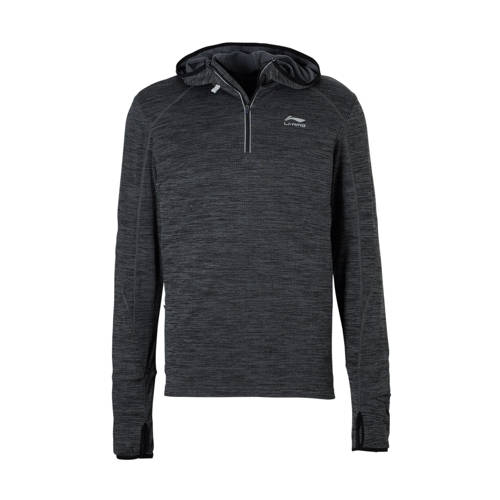 Lining Li Ning Hardloopsweater Antraciet lining kopen in de aanbieding Lining Li Ning Hardloopsweater Antraciet lining kopen in de aanbieding