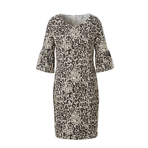 Saint Tropez Jersey Jurk In Een Panterprint saint tropez kopen in de aanbieding