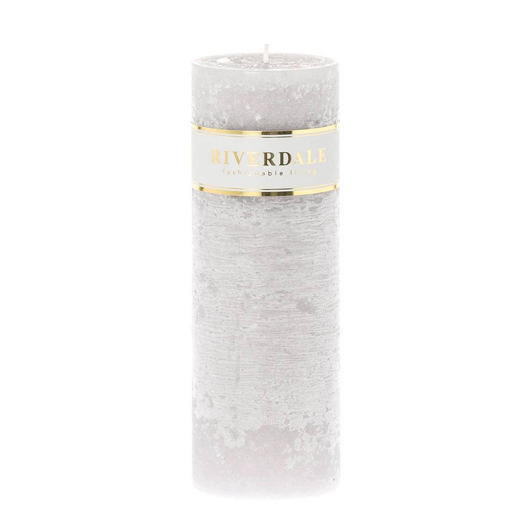 Riverdale kaars Pillar, Grijs