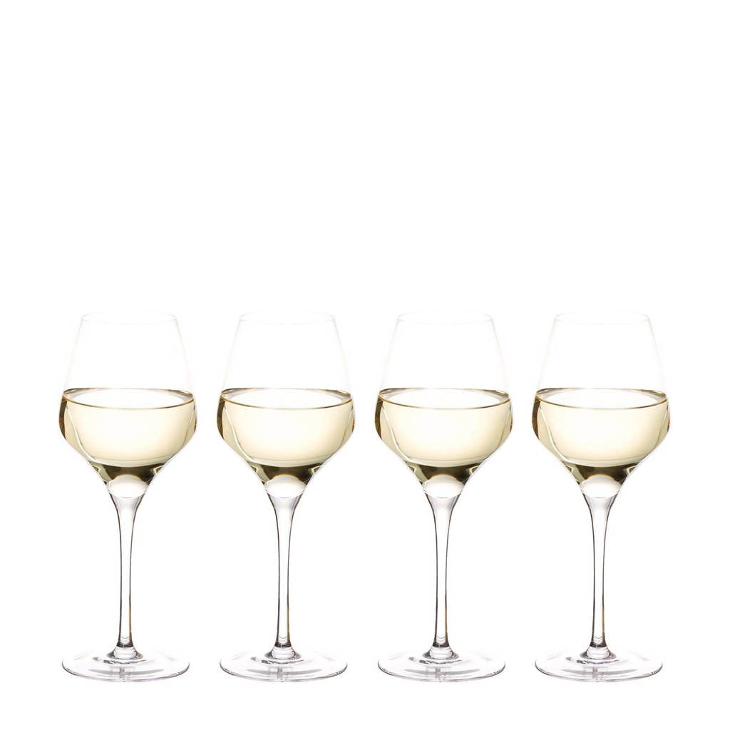 Riverdale Elegance witte wijnglas (Ø9 cm) (set van 4), Transparant