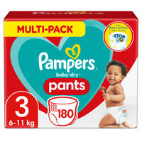Pampers Baby-Dry Pants maandbox maat 3 (6-11 kg) 180 Luierbroekjes