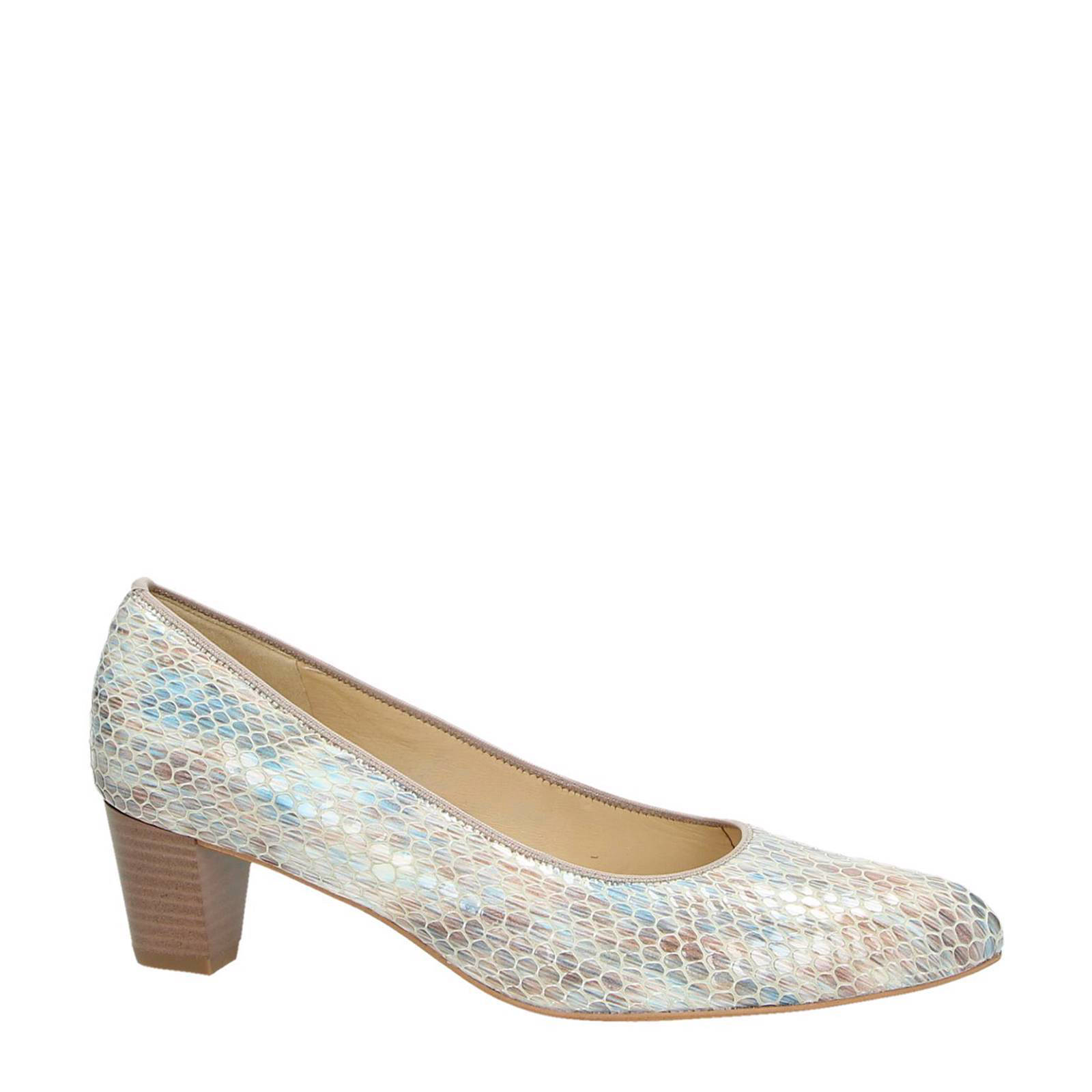 Ara lakleren pumps met reptielenprint | wehkamp